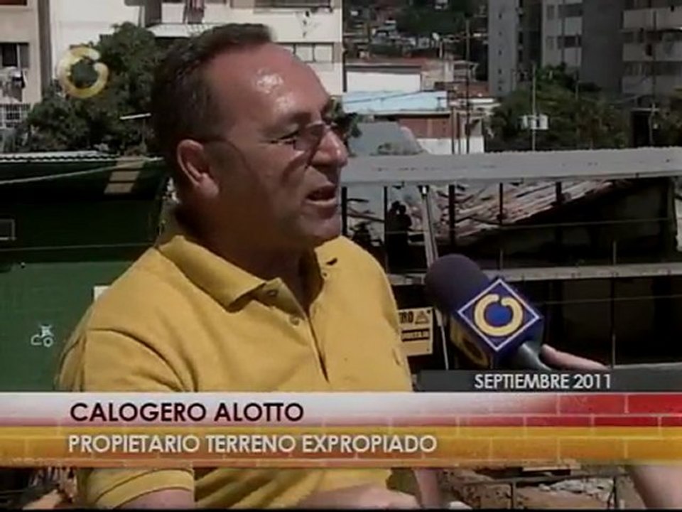 Expropiación: terrenos en Caracas