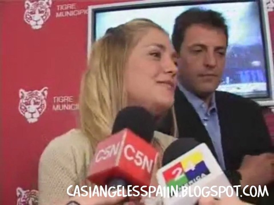 Conferencia de prensa de Rochi, Nico y Gastón en Tigre