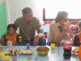 La visita de nuestros abuelos en el Jardín.