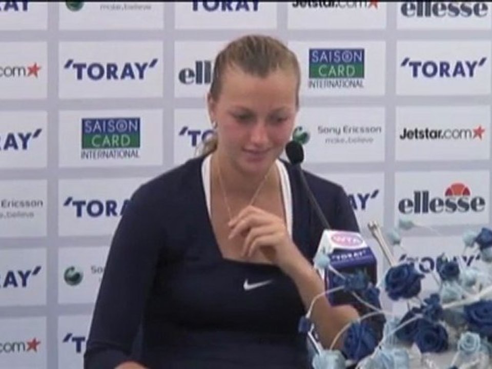 Tokio - Kvitova leidet mit Sharapova