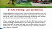 Profiting From A Lawn Care / Landscaping Business