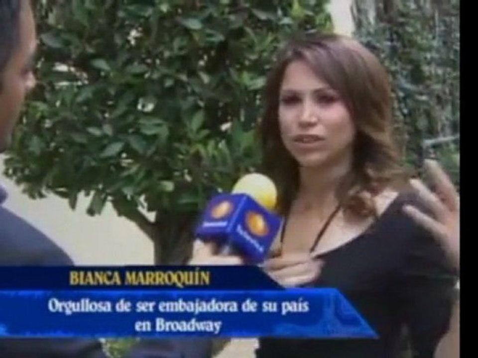 Bianca Marroquin extraña Broadway