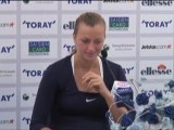 WTA - Kvitova lamenta la lesión de Sharapova