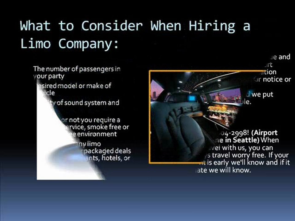 Total ground transportation, door to door airport transportation Limousine and towncar service and limo service for any and all occassions!