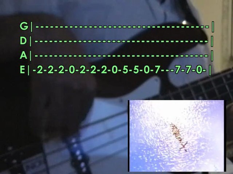 Oasis - Supersonic (bass cover + TAB)