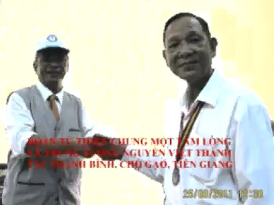 TƯỚNG NGUYỄN VIỆT THÀNH VÀ ĐOÀN TỪ THIỆN CHUNG MỘT TẤM LÒNG