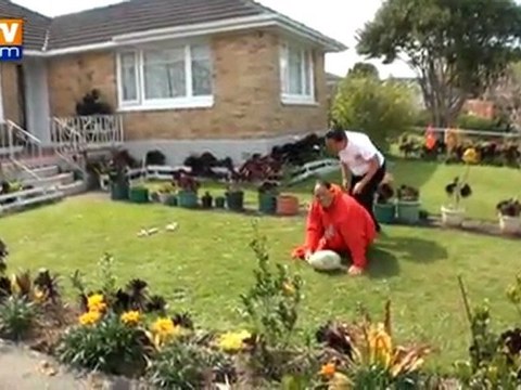 Rugby : les Tonga, îles où le ballon ovale est roi