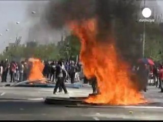 Şili'de öğrencilerin protestosu olaylı bitti