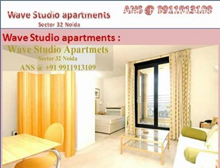 Wave Studio Apartments Noida @9911913109@ Residential Apartm