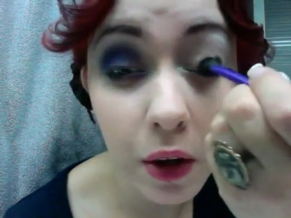 one day one makeup: maquillage des yeux bleu nuit