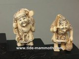 mammoth ivory carving Japanese Seven Lucky Gods 37448