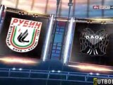 Rubin Kazan - PAOK 2:2 Highlights