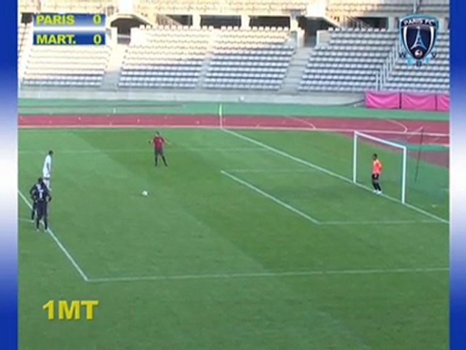 NAT: J09-PARIS FC/MARTIGUES 1/2  2011/2012