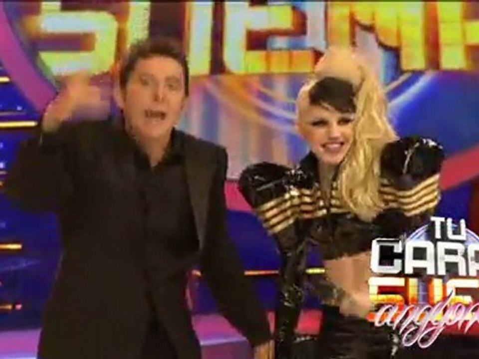 Angy interpretando "BornThis Way" de (Lady Gaga) en "Tu Cara me Suena"