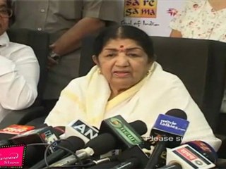 Lataji at launching of  Lataji collection on "SAREGAMA"   10