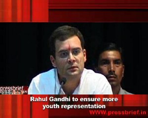Rahul Gandhi to ensure more youth representation