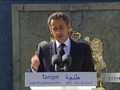 Déclaration de N. Sarkozy à Tanger