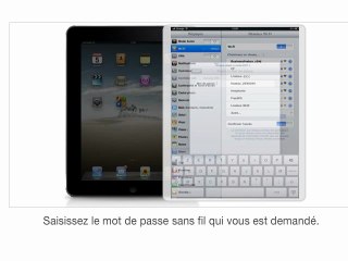 Se connecter en Wi-Fi avec un iPad