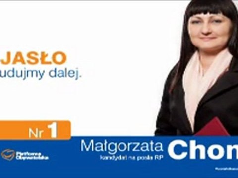 Spot Wyborczy Małgorzata Chomycz Jasło