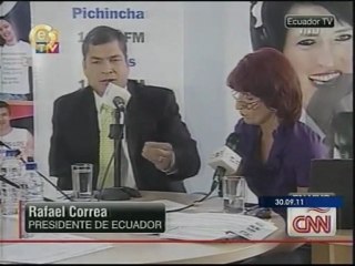 Correa recuerda atentado en Ecuador