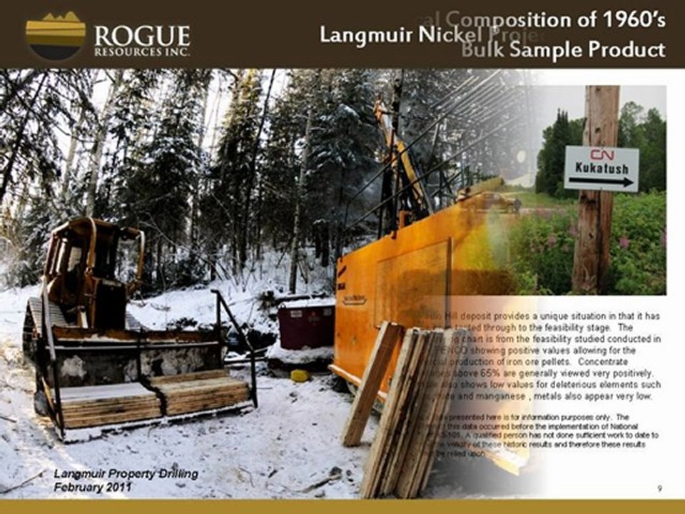 Rogue Resources Corporate Presentation - September 2011