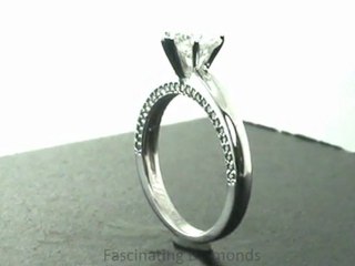 FDENS3129HTR Heart Shape Comfort Fit Pave-Set Diamond Engagement Ring Set
