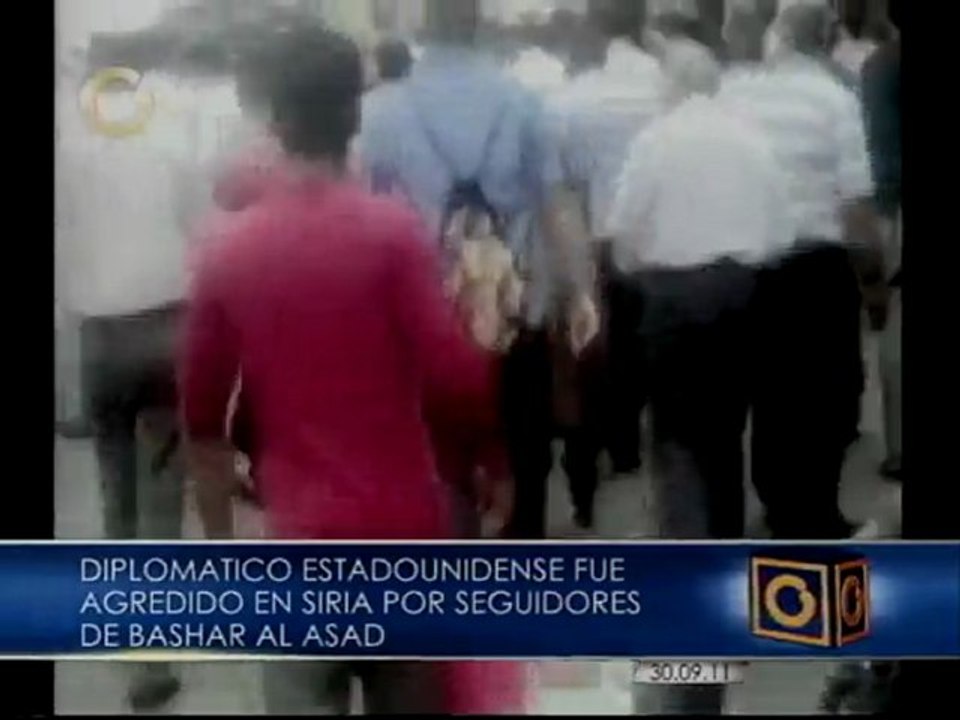 Embajador agredido en Siria