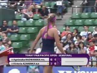 Radwanska batte Azarenka - Tokyo, semifinale