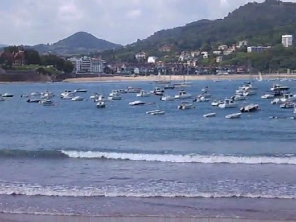 La plage de San Sebastian
