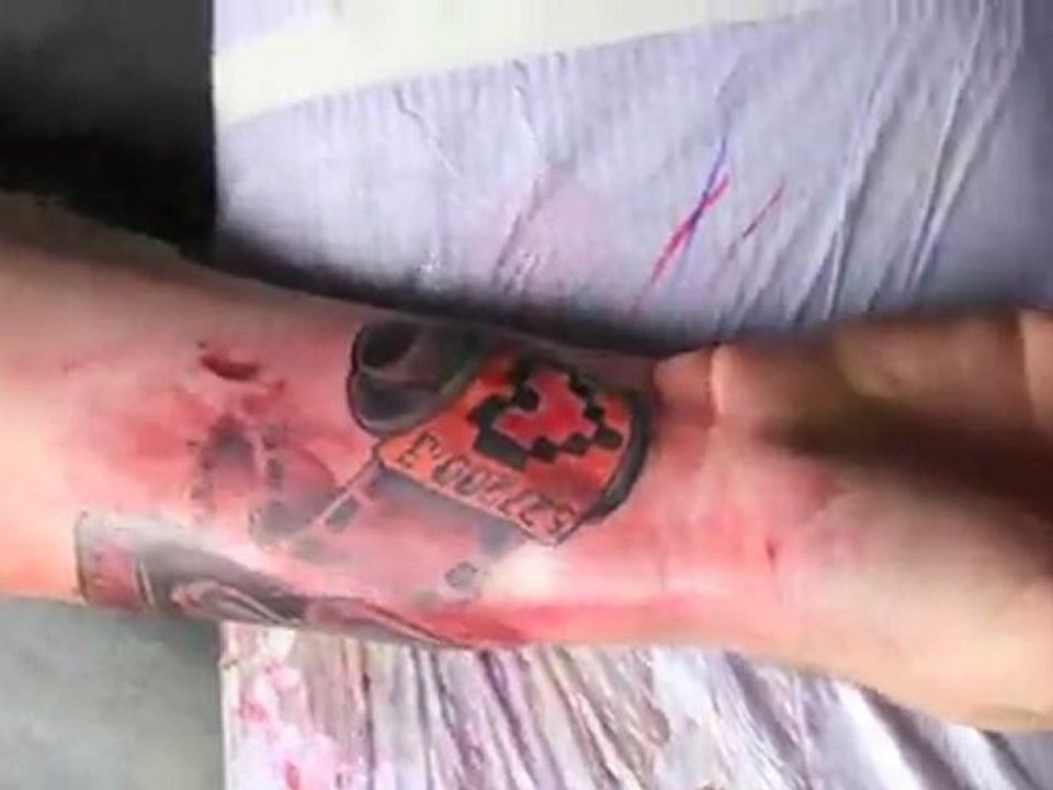 Stop Motion Camera Tattoo