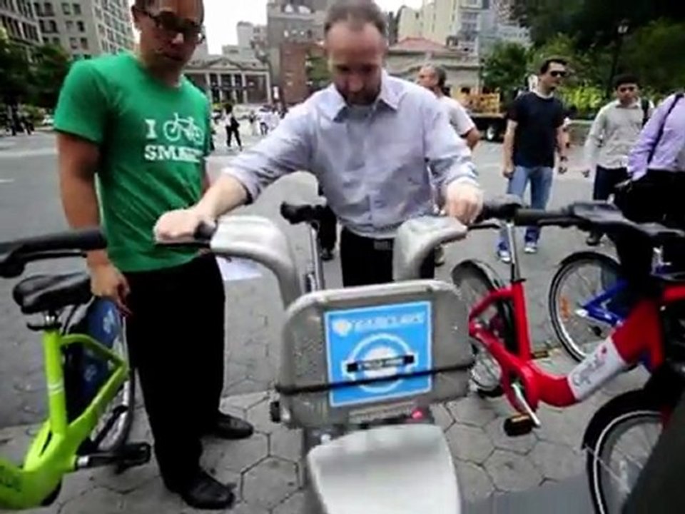 Bicicletas comunitárias em NY