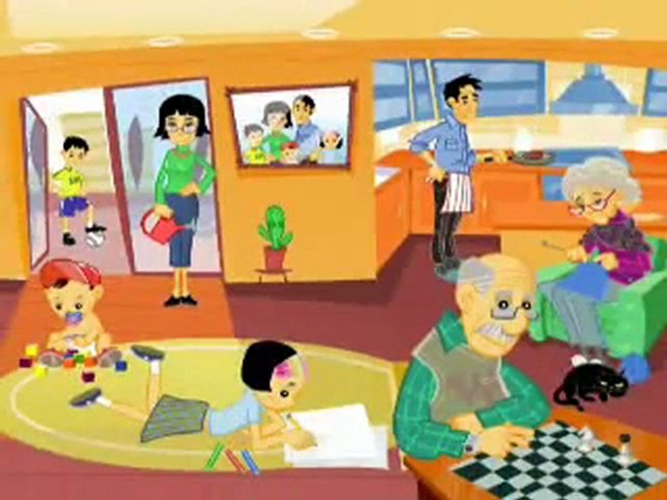 تعليم اسماء افراد العائلة بالانجليزية للأطفال