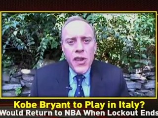 Kobe to Play in Italy?