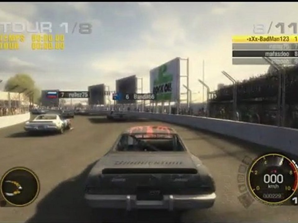 course de stock car sur grid