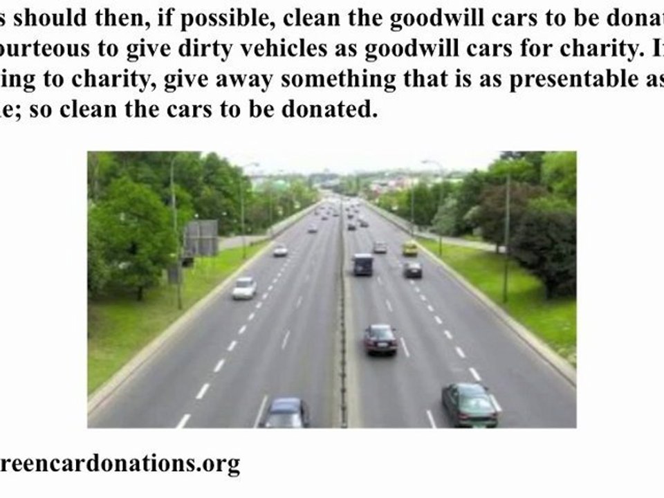 Choosing a Charity to Donate Goodwill Cars