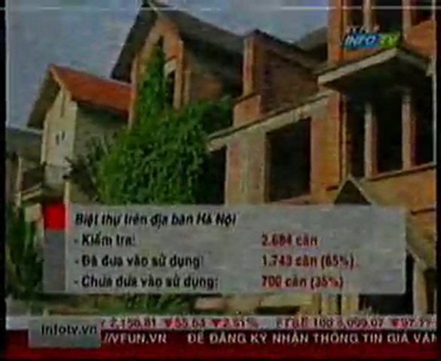 Từ 01/01/2012, đánh thuế luỹ tiến biệt thự bỏ hoang