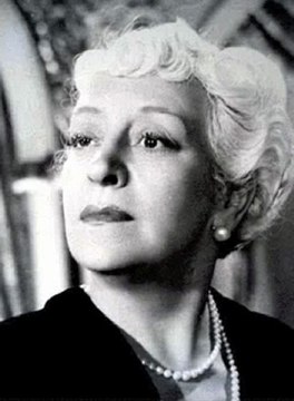 Françoise Rosay -actrice- (1891-1974) ici en 1968