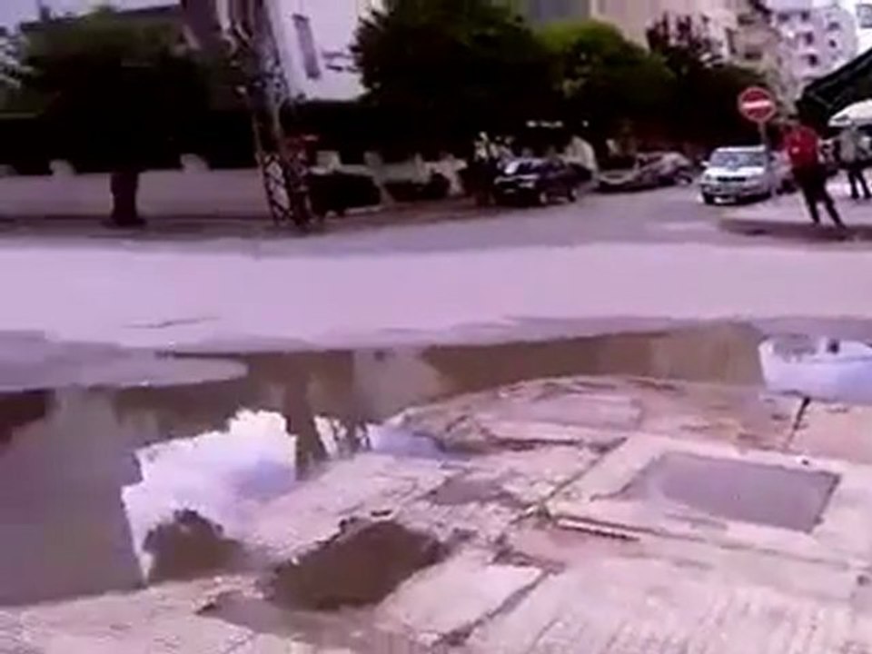 Der Sprung in die Straße Fail