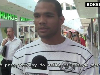 Yoan Pablo Hernandez przed walką ze Steve'em Cunninghamem