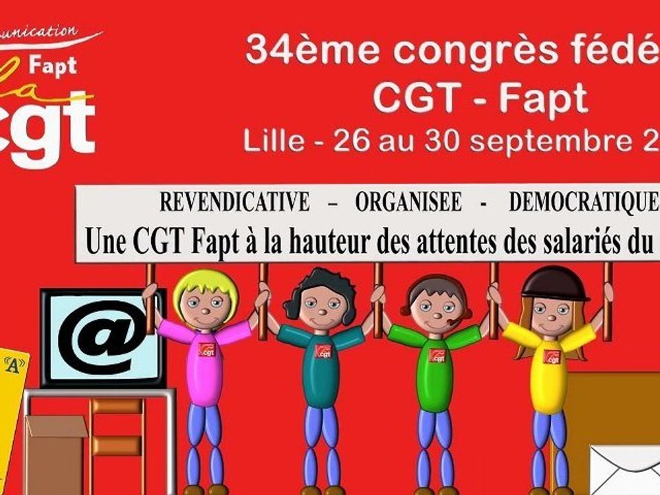 Congrès fédéral CGT FAPT Lille