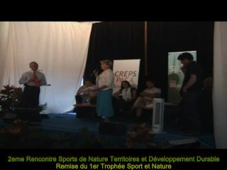 Remise du 1er Trophée Sport et Nature