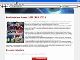 PRO EVOLUTION SOCCER 2012 KEYGEN