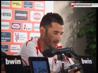 TG 30.09.11 Bari, Bogliacino: "Finora non ho fatto molto, devo migliorare"