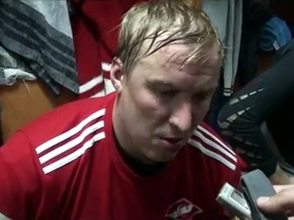 Алексей Заварухин после игры с к.ЦСКА 30.09.11.