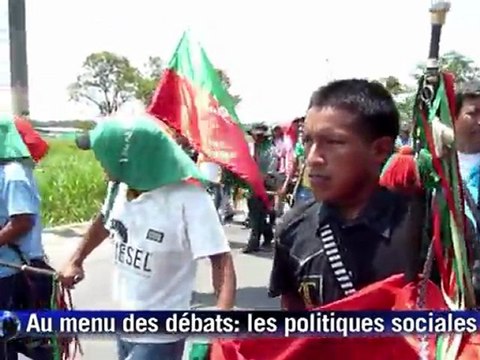 Marches des Indigènes en Colombie