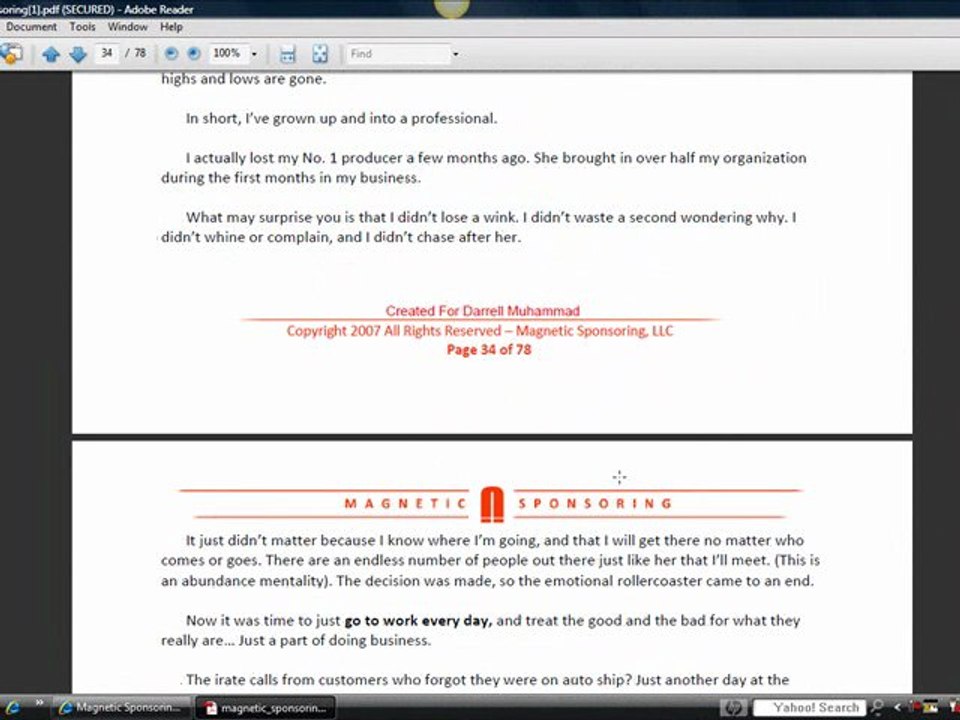 Behind The Scene: "Magnetic Sponsoring" by Mike Dillard