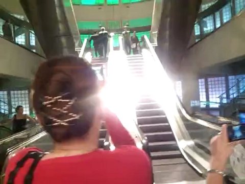 Nuit Blanche 2011 jeanlucr Couloir de la station Madeleine Ligne 12 et 14