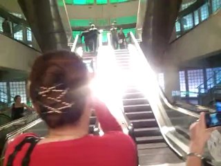 Nuit Blanche 2011 jeanlucr Couloir de la station Madeleine Ligne 12 et 14