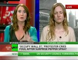 Wall Street Sprayed Protester Chelsea Elliott of Brooklyn