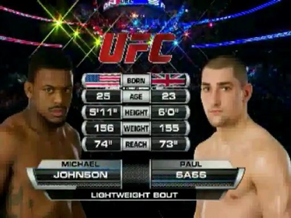 Michael Johnson vs Paul Sass fight video